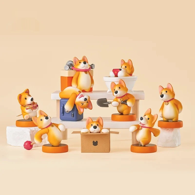 

Beast Party Adventure Kawaii Puppy Figure Blind Box Desktop Ornaments Mysterious Box Children'S Toys Birthday Gift