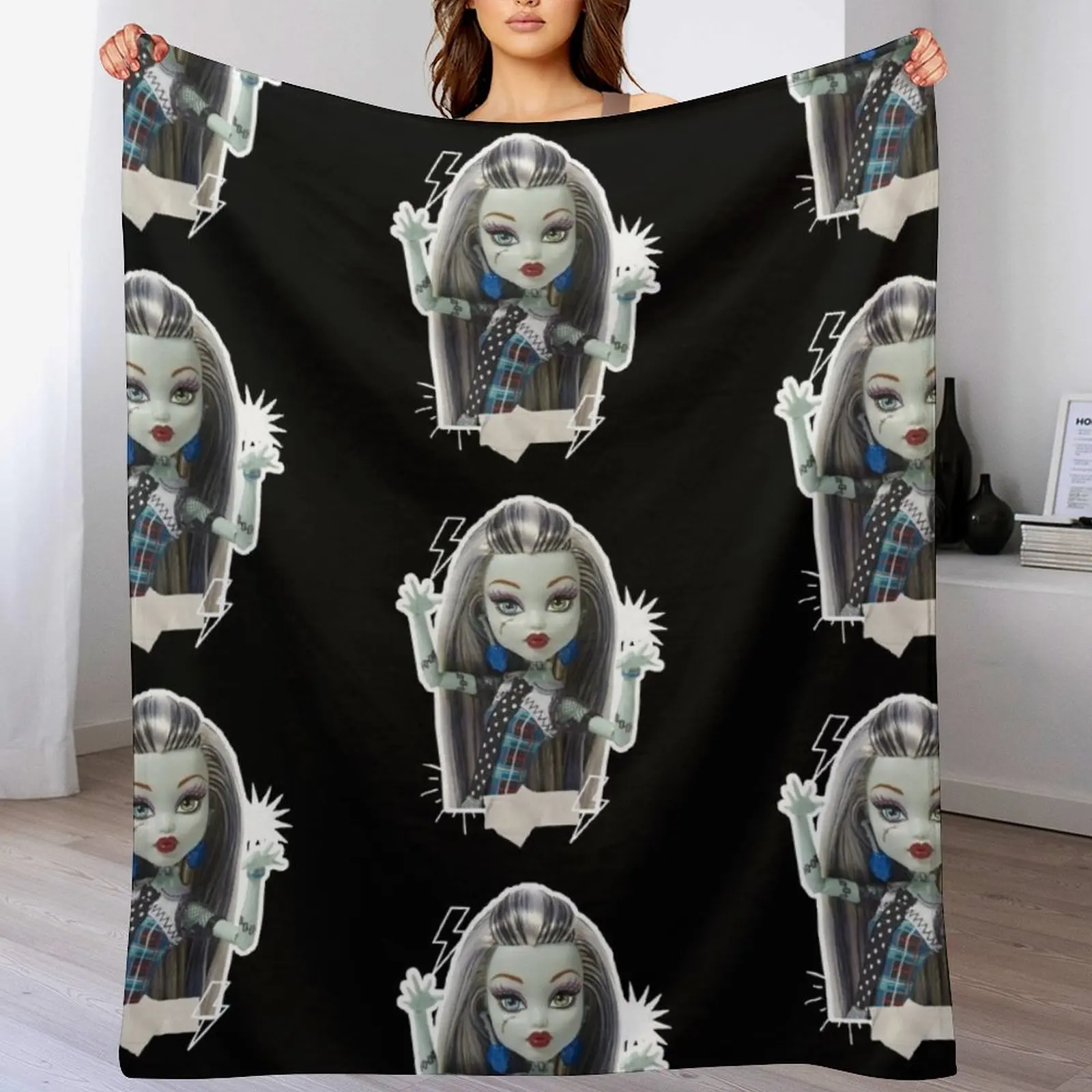 

Frankie Stein 2022 Throw Blanket decorative Luxury Designer heavy to sleep Blankets For Bed Blankets