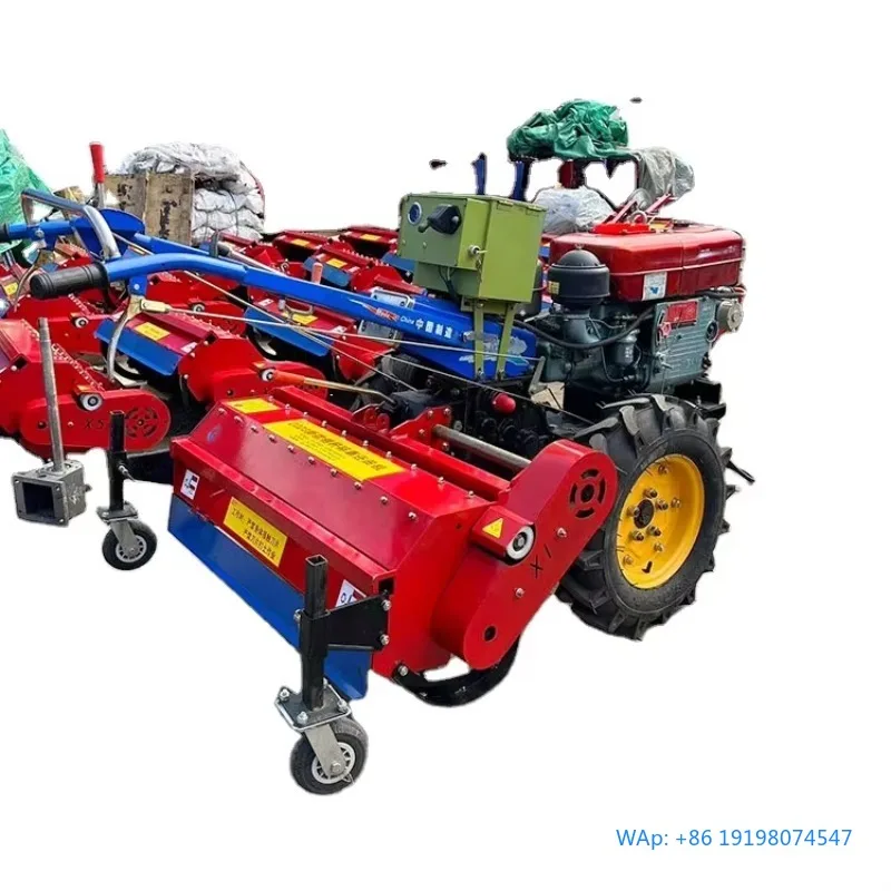 

Self Propelled Grass Shredder Weeder Agricultural Orchard Lawn Mower Straw Crusher for Tractor