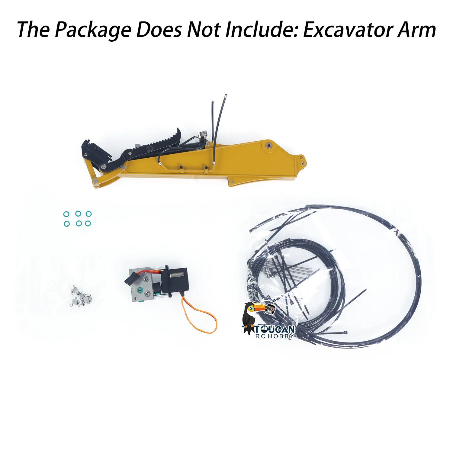 

Upgrade Parts Metal Gripper 1CH Valve Cylinder for 1/14 Remote Control Hydraulic Excavator C308 RC Digger Engineering Vehicle