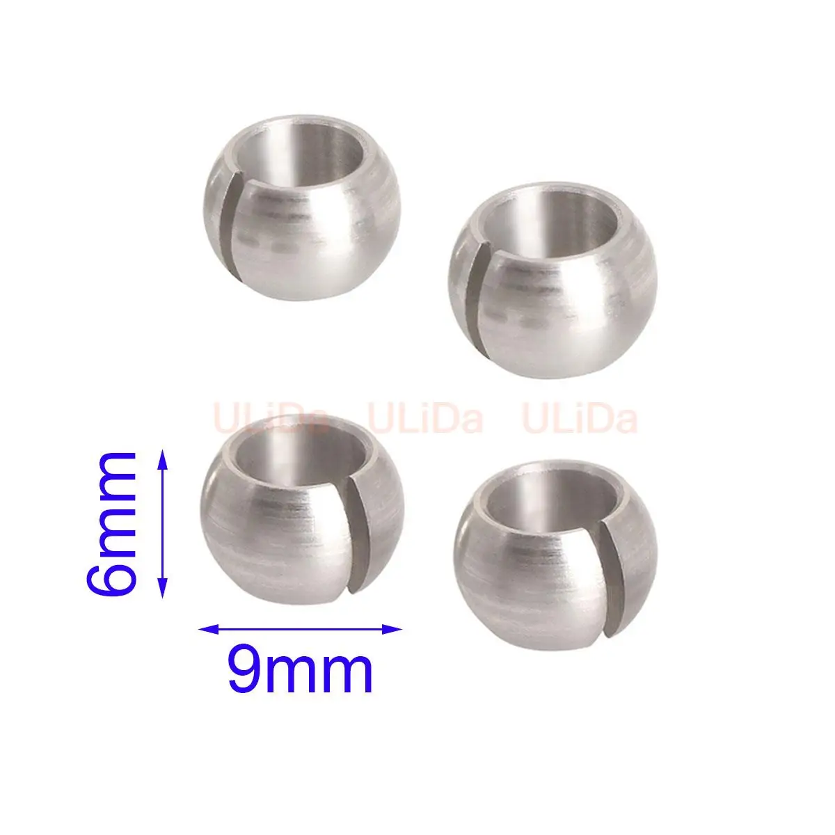 4Pcs Aluminum Alloy Low Friction Suspension Arm Balls 54559 for Tamiya TT02 OP-1559 1/10 RC Car Upgrade Hop-Up Parts Accessory