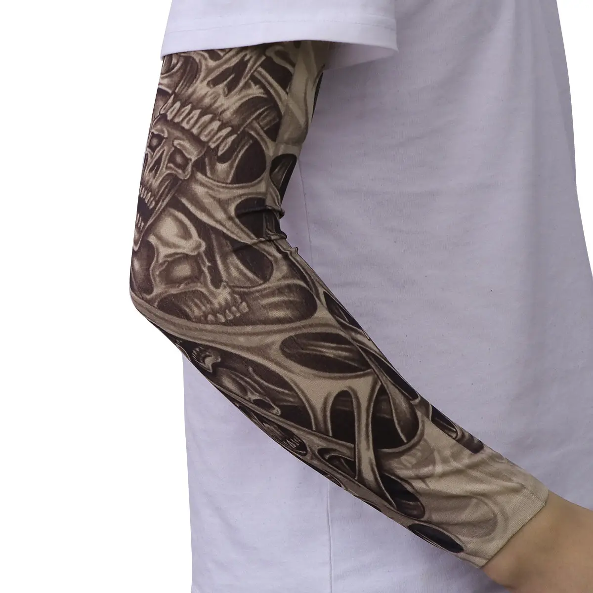 

Sun Protection Arm Sleeve Cool Cycling Sun Block Sleevelet Lightweight Stretch Printed Uv Protection Cover Sunscreen Cuffs