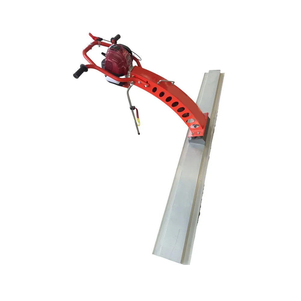 Large area floor construction paving ruler hand-held steel plate vibrating ruler floor leveling slurry machine