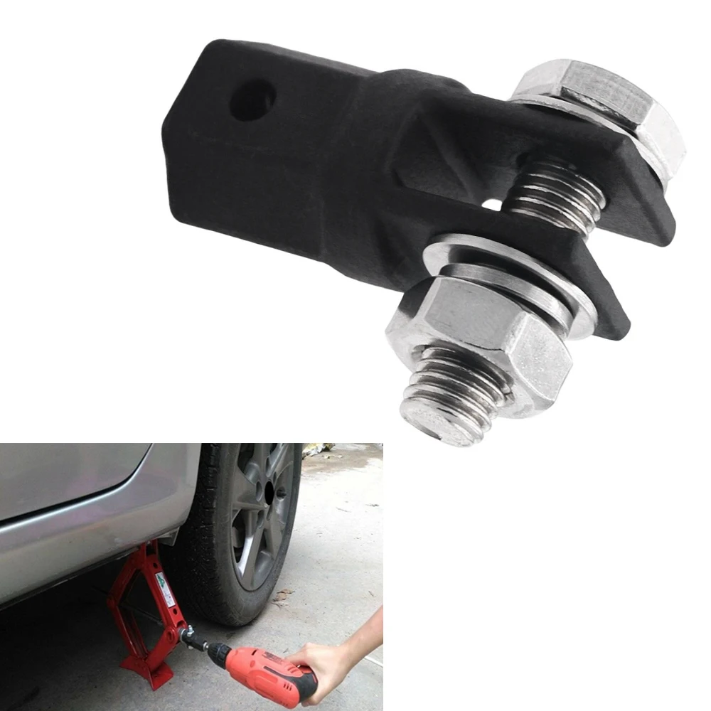 

Scissor Jack Adaptor Use with 1/2" Drive/Impact 13/16" lug Wrench Tools Wrench Adapter Tool Chrome Vanadium Steel Jack Shear