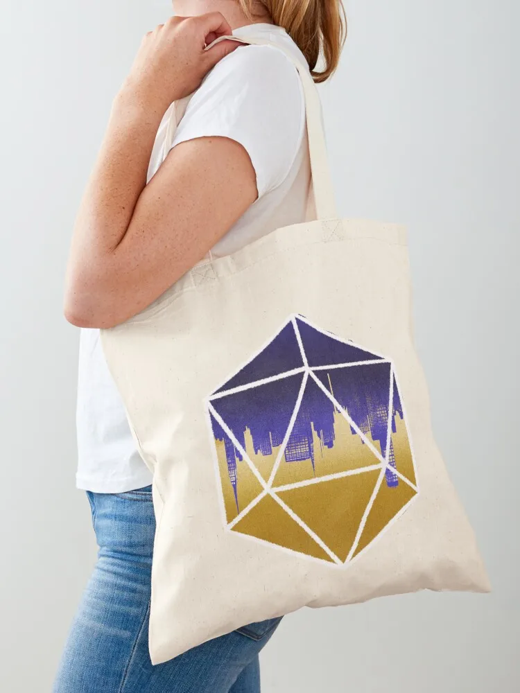 

Unsleeping City D20 Tote Bag canvas tote bags large size bags Reusable bags tote bag