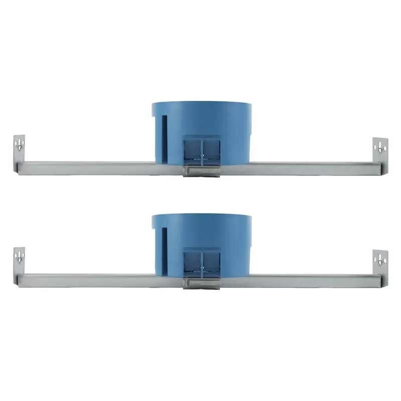 Exquisite-2 Pcs Ceiling Fan Brace Electrical Box 14.25 To 22.5 Inch Adjustable Electrical Box And Support Bar Fan Bracket