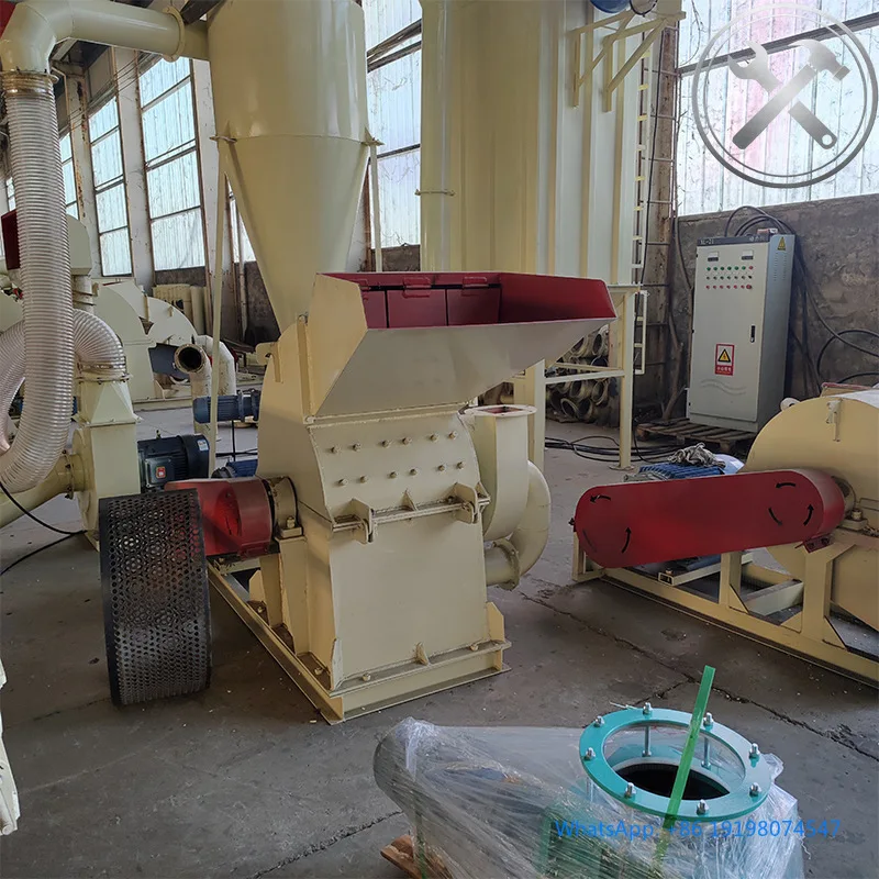 

3 Ton P r Hour Wood Crush r Doubl F ding Port Sawdust Tr Branch dd r Industrial Wood Crushing Machin