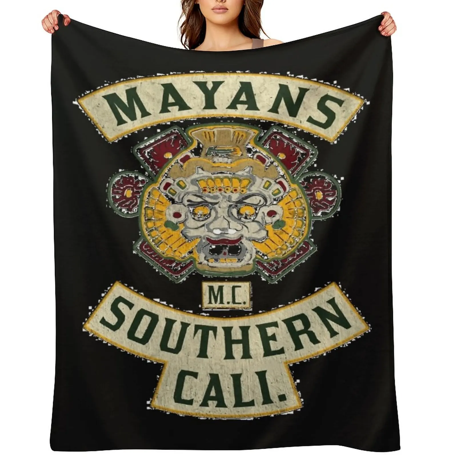 

Mayans MC Throw Blanket manga Sofa Throw decorative Baby Blankets