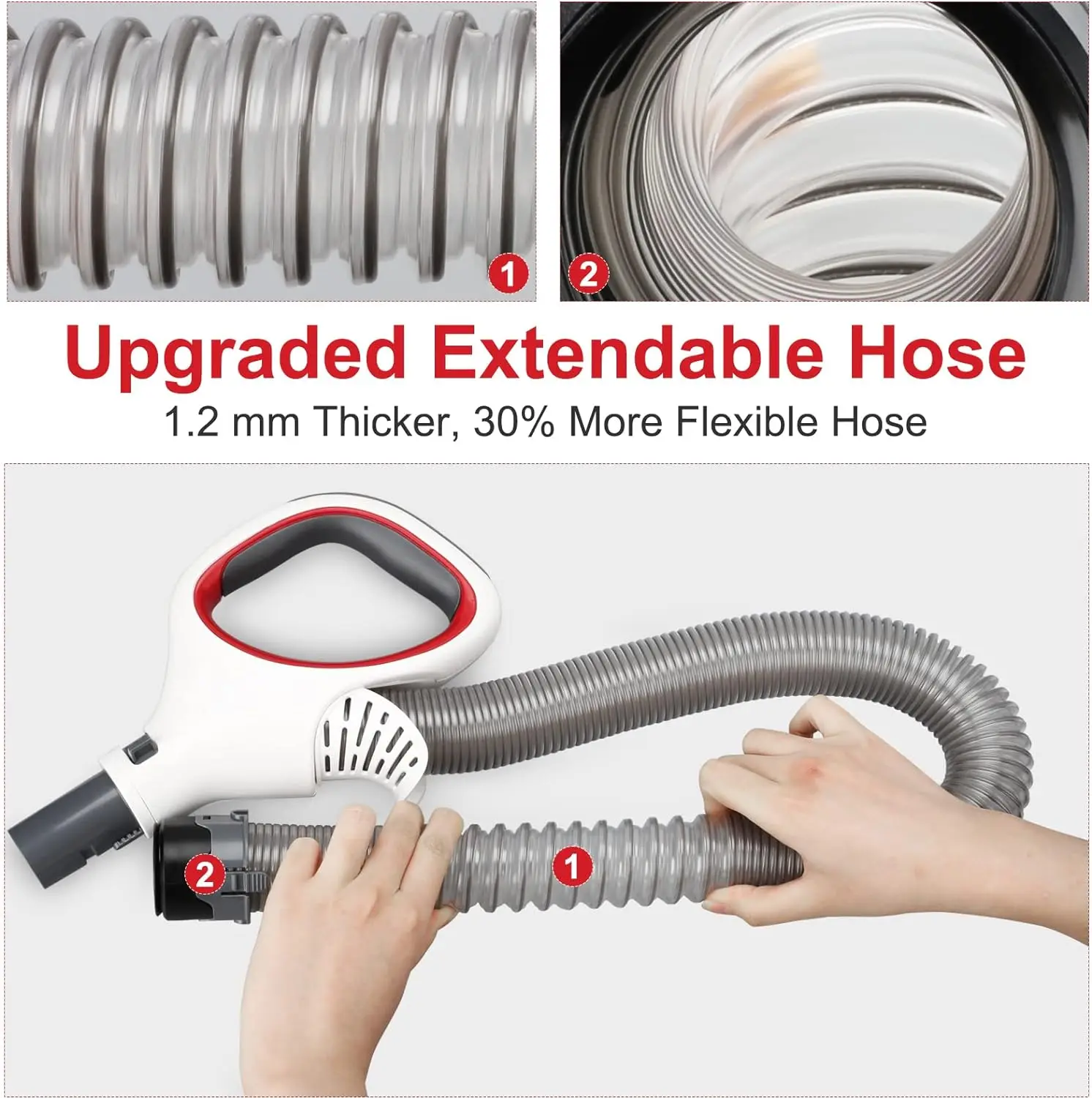 Rotator Hose Replacement Vacuum Cleaner Hose Handle For Shark NV500 NV501 NV502 NV510 NV520 NV552 UV560Vacuum Parts Accessories