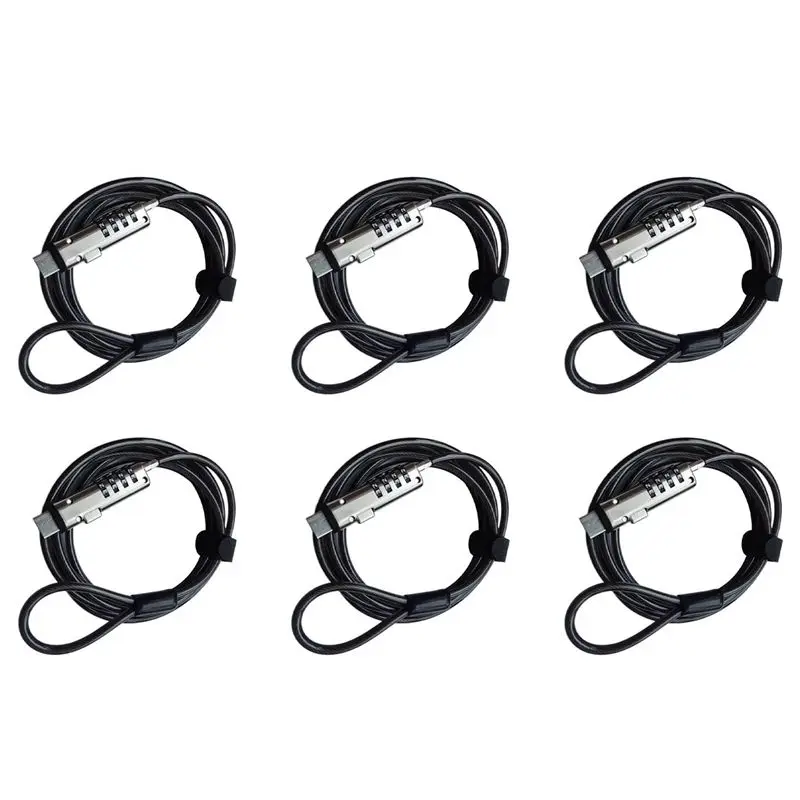 

6X USB-замок с защитой от кражи, используется для защиты от кражи на ноутбуках, планшетах, проекторах, телевизорах.