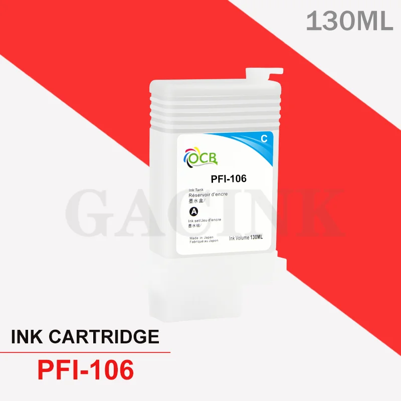 PFI-106 PFI 106 Refillable Ink Cartridge With ARC Chip For Canon imagePROGRAF iPF6400 iPF6410 iPF6400S iPF6450 iPF6460 iPF6460