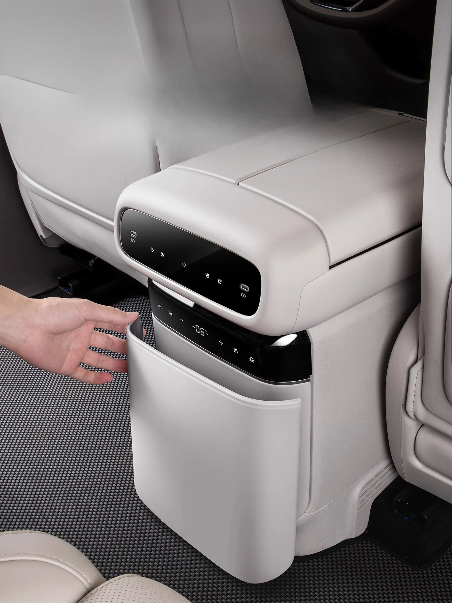 

Для Geely Galaxy M9 2025 2026, автомобильный холодильник, противоударная пластина из АБС-пластика, задняя защита для экрана кондиционера, аксессуар для внутренней отделки