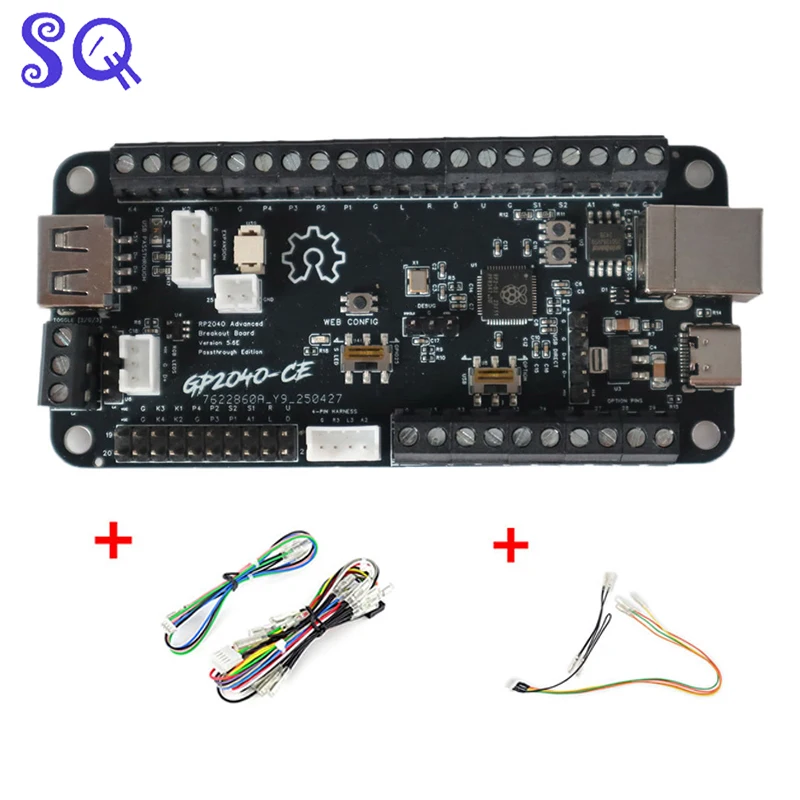 Advanced Breakout Board GP2040-CE Raspberry Pi RAC PICO Game