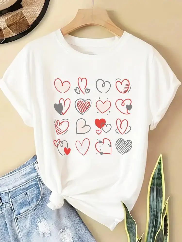 

Футболки с короткими рукавами, модная одежда, женская популярная повседневная одежда, милые женские футболки с круглым вырезом и графическим принтом