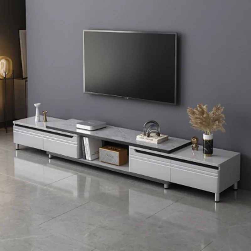 

Adjustable Universal Tv Stand Gray Luxury Storage Minimalist Nordic Tv Stand Home White Designer Muebles Furniture Living Room