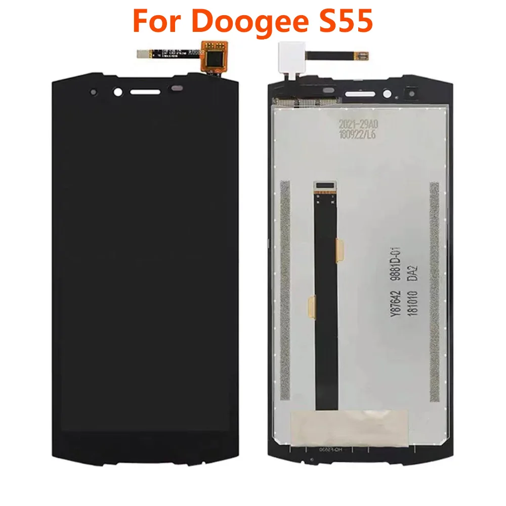 

5.5 Inch For Doogee S55 LCD Display Touch Screen Digitizer Assembly With Frame Replacement Repair Parts 100% Tested