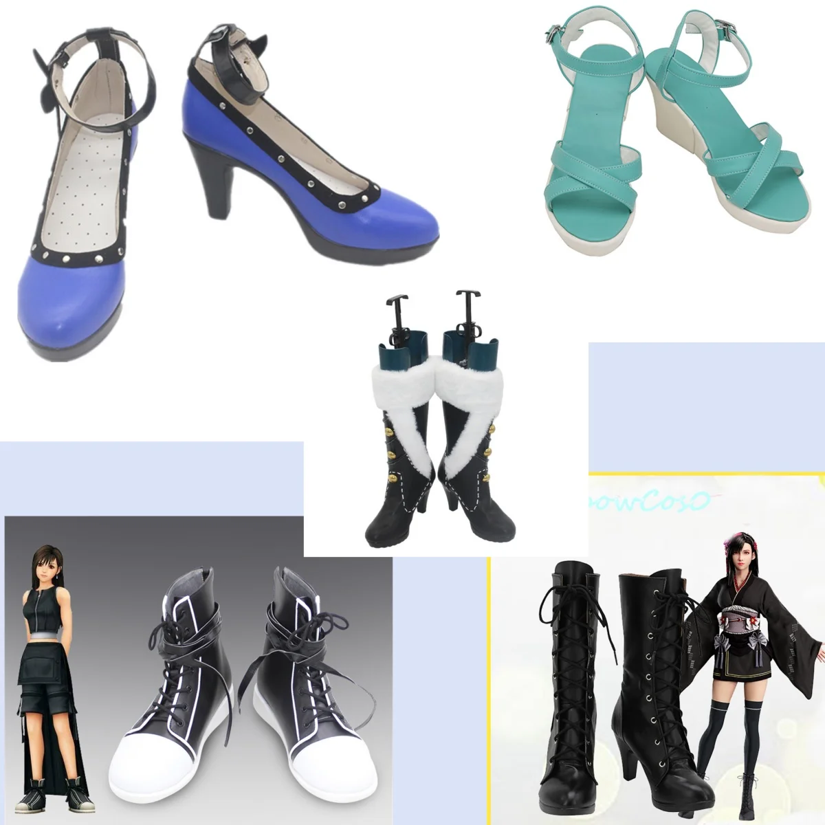 Final fantasy tifa shoes-AliExpress