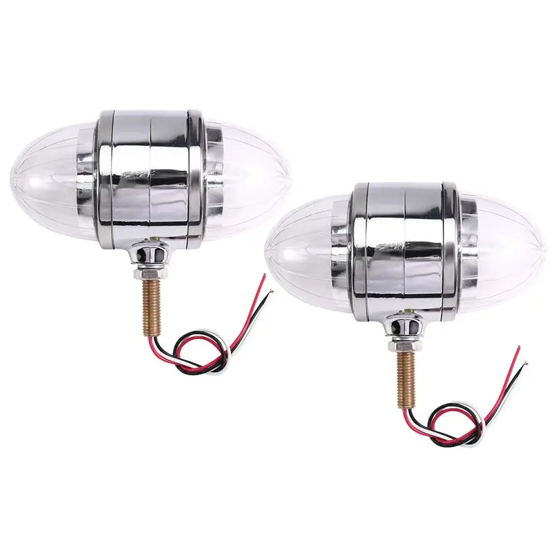 

Authentic For Double Face Pedestal Turn Signal Lights- Dual 34 LED For 2Pcs Revolution Watermelon Light Set For Semi Trucks