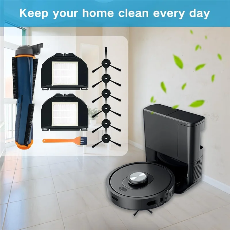 

Набор вакуумных аксессуаров ABBK, сменный набор для Shark RV2310/RV2310AE 1, основная щетка + 2 фильтра Hepa + 6 боковых щеток + 1 инструмент для чистки