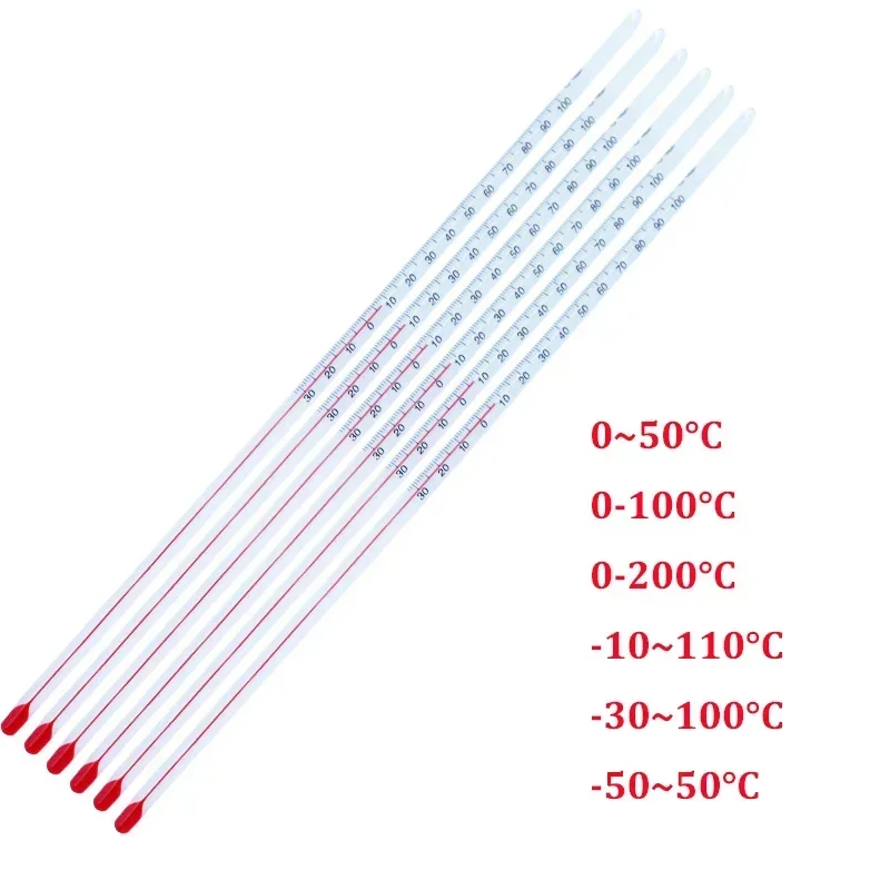 alcohol red liquid glass thermometer red water thermometer glass rod thermometer bar table water temperature meter