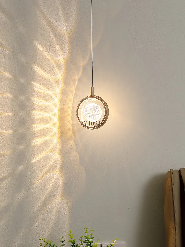 Advanced room light Modern simple bedside chandelier Small chandelier light