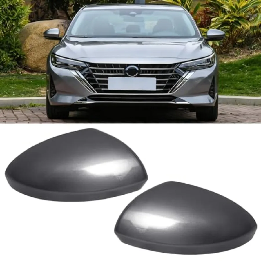 

Compatible with Nissan Sentra 2020 2021 2022 2023 2024 Side Mirror Cover Replacement, Driver and Passenger Clip-on Mirror Cap f