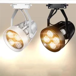 Led Tracks Light Fixture Rail COB Ceiling Lamp Spotlight Lighting for Clothing Shop Living Room Store Light Fixture