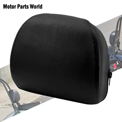 Motorcycle Backrest Rear Passenger Sissy Bar Cushion Pad For Harley Sportster XL 883 1200 48 Roadster Super Low Custom 2004-Up