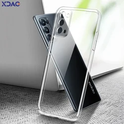 High Quality Transparent Phone Case for OPPO A72 A73 A74 4G 5G Camera Protective Soft TPU Silicone Shockproof Cover OPPOA74 Bags