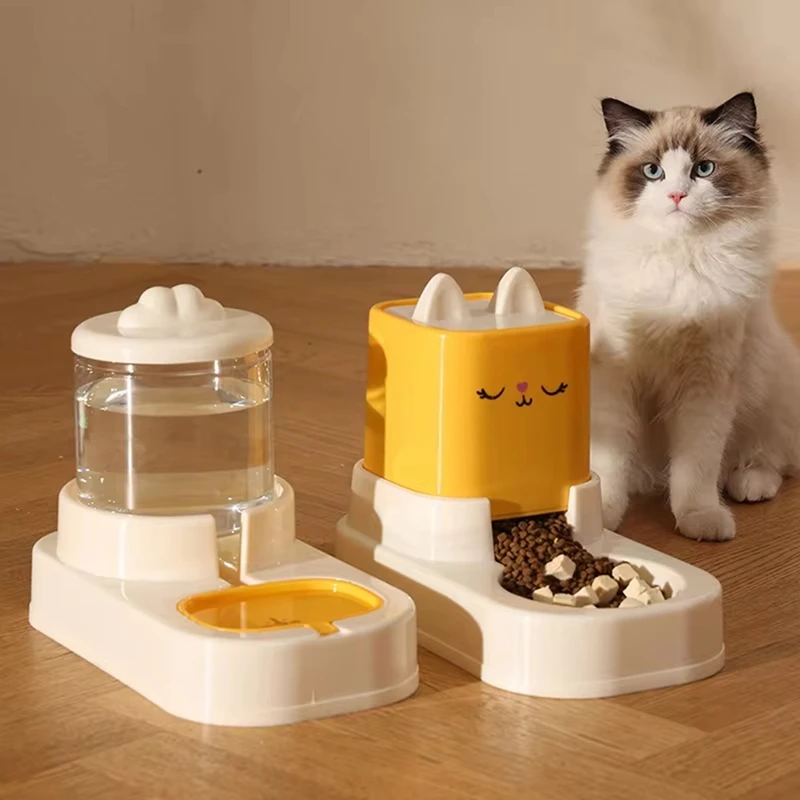 Pet Cartoon Feeder Large-Capacity Cat & Dog Universal Cat Bowl & Dog Basin