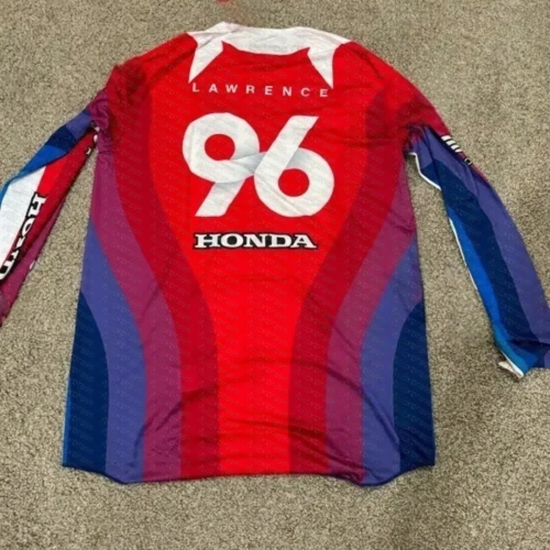 

Honda Summer Hunter LAWRENCE # Трикотаж для мотокросса HONDA Fof 96 для мужчин и женщин, трикотаж для мотокросса для мужчин и женщин