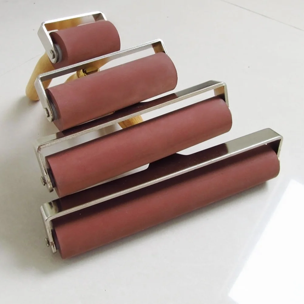 1 قطعة أداة الرسم الزيتي المطاط الأسطوانة الفن الحرف صنع لوازم سطح أملس لا الضغط الصلب الطباعة