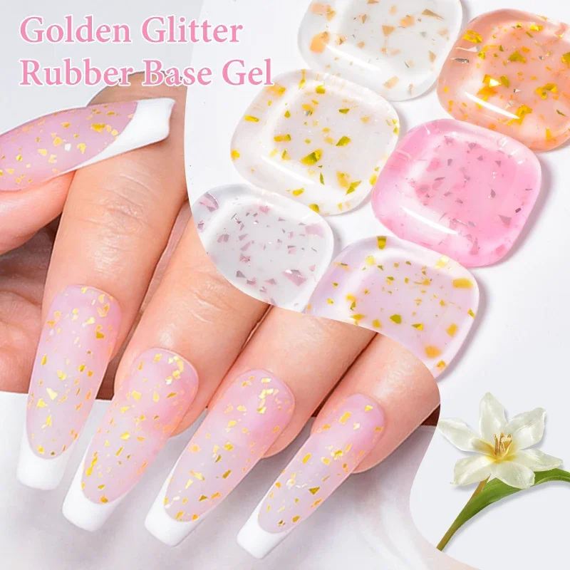 MTSSII 6/8개 고무 베이스 젤 네일 폴리쉬 세트 핑크 누드 내추럴 크리스탈 컬러 쏙 오프 UV LED 젤 네일 아트 바니쉬 매니큐어