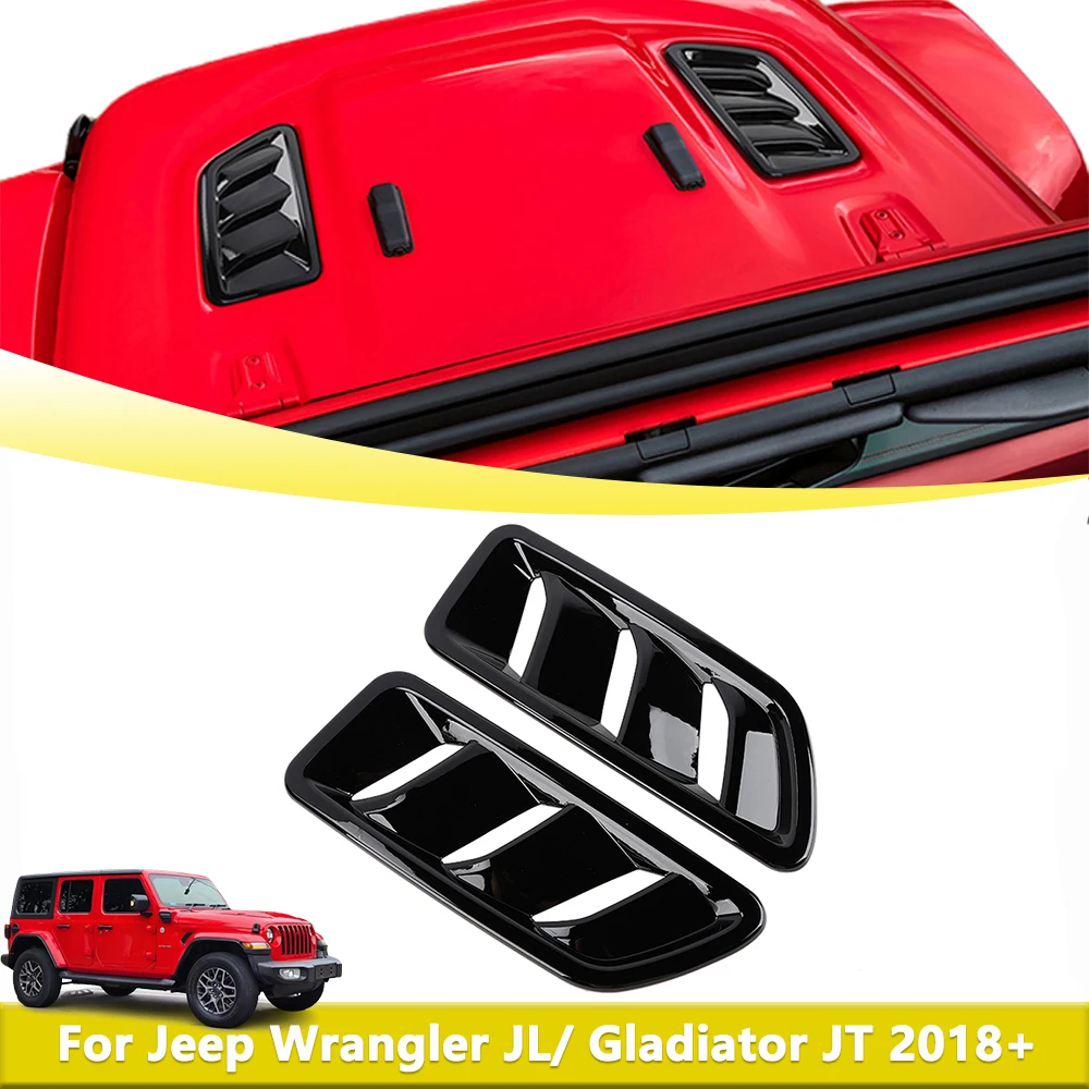 

Передняя декоративная крышка капота двигателя для Jeep Wrangler JL Rubicon Gladiator JT 2018-2025, молдинги, аксессуары для стайлинга автомобилей