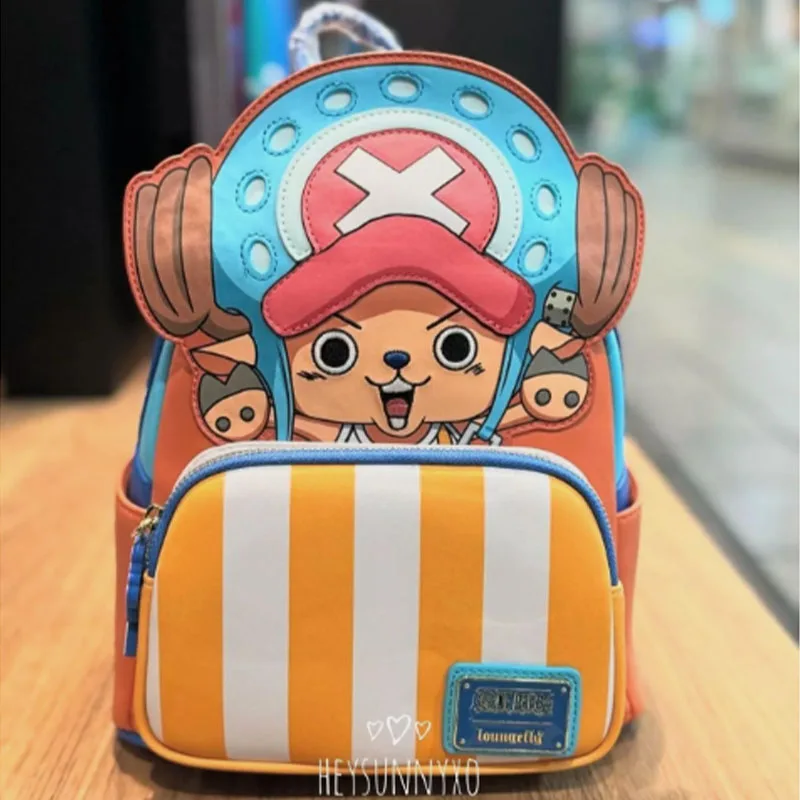 2024 New One Piece Tony Choba Backpack Fashion Cute Backpack Cartoon Backpack Anime Peripheral Backpack Travel Bag Birthday Gift