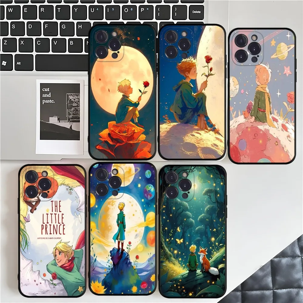 2024 New Ins L-Little P-Prince Phone Case For IPhone 16 15 14 11 12 13 Mini Pro XS Max Cover 6 7 8 Plus X Funda Shell