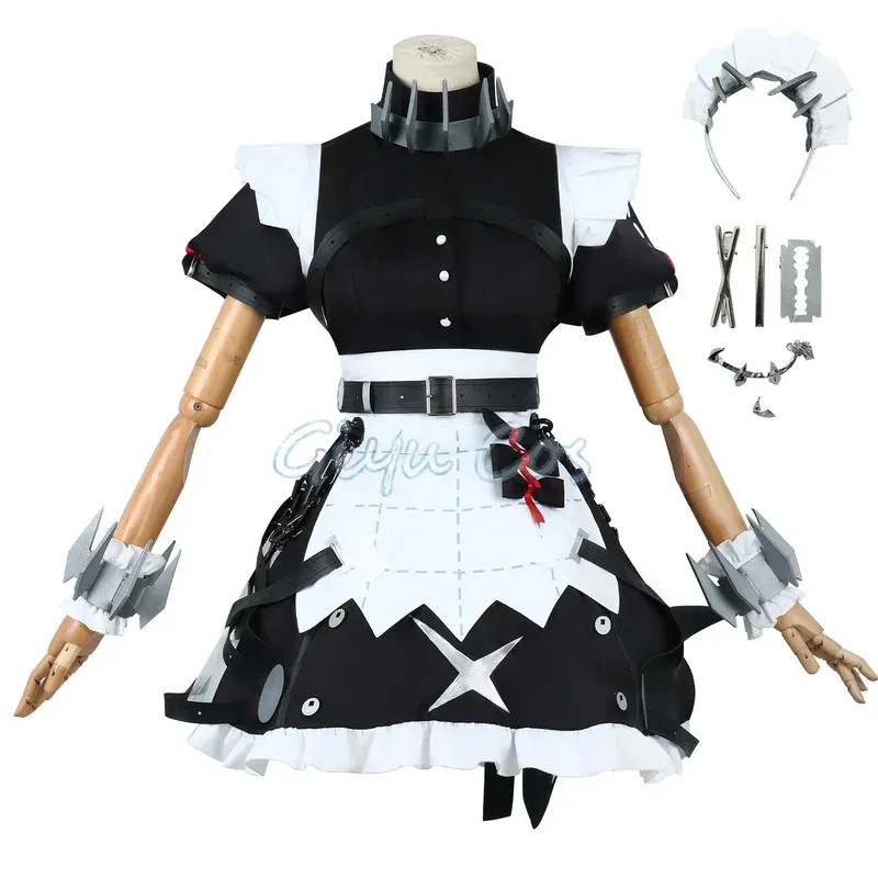 Ellen Joe Zenless Zone Zero-Disfraz de uniforme, peluca de Anime, disfraces de fiesta de Halloween, juego de mascarada para mujer