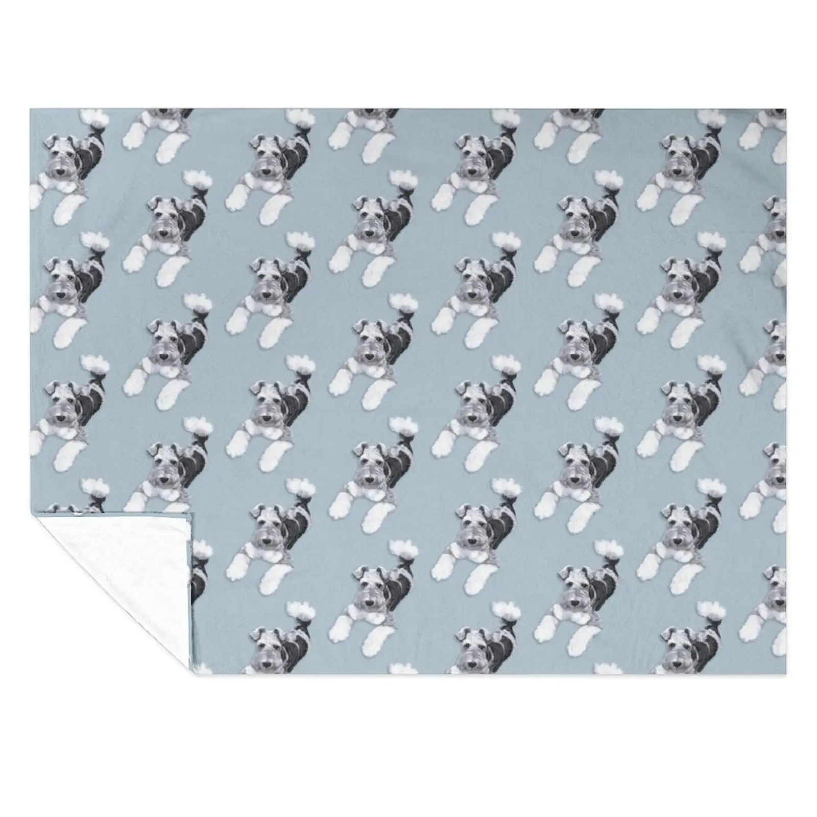 

Foxy Fox Terrier ~ Black and white Throw Blanket christmas decoration Decorative Throw decorative Luxury St Blankets