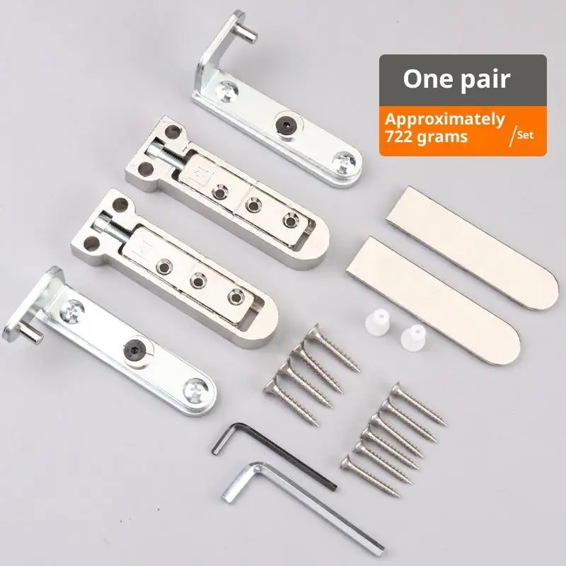 Cerniere nascoste da 2 pezzi per porte Cerniera mondiale invisibile girevole regolabile 3D Cerniera per porta in lega di zinco Ferramenta per mobili