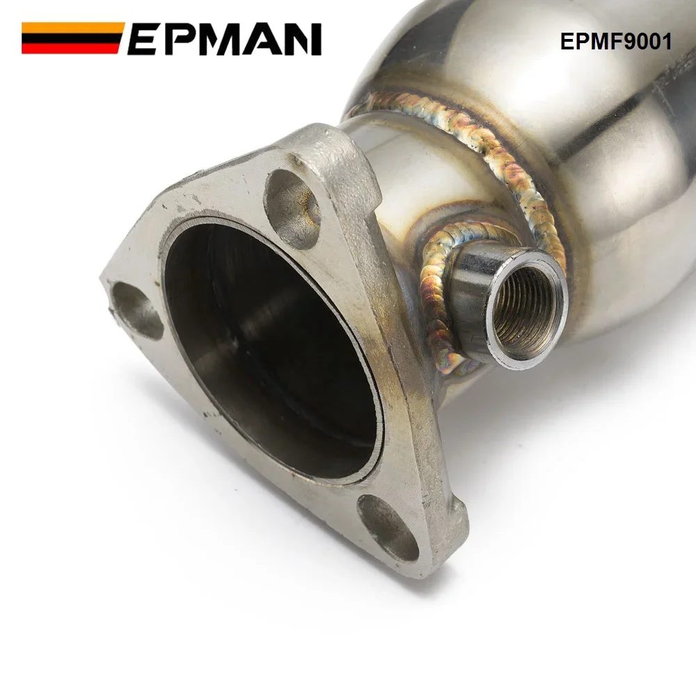 EPMAN Performance Stainless Steel High Flow Exhaust Downpipe Exhaust Test Pipe For Honda Civic CRX For Acura Integra EPMF9001