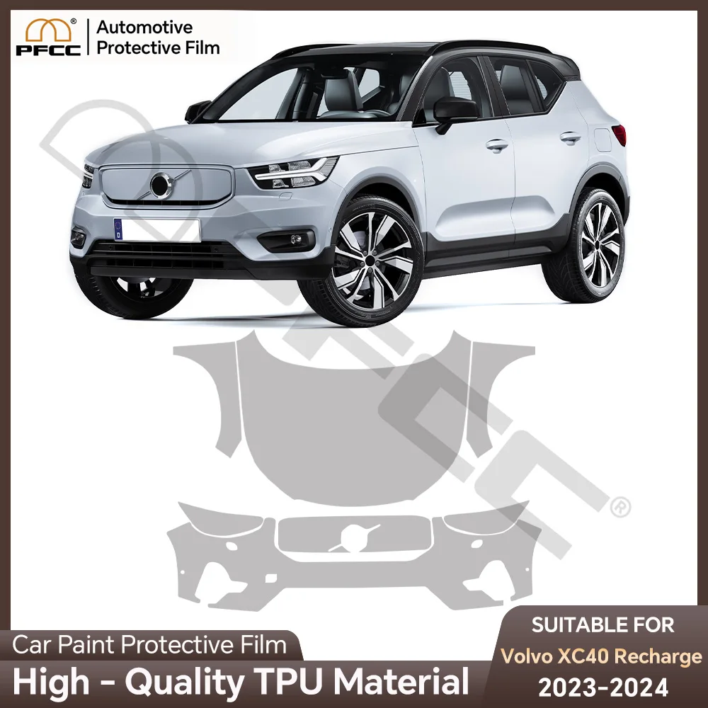 

PPF for Volvo XC40 Recharge 2023 2024 Car Paint Protection Film Invisible Body Sticker Anti-Scratch Pre-cut TPU Cars Accessories