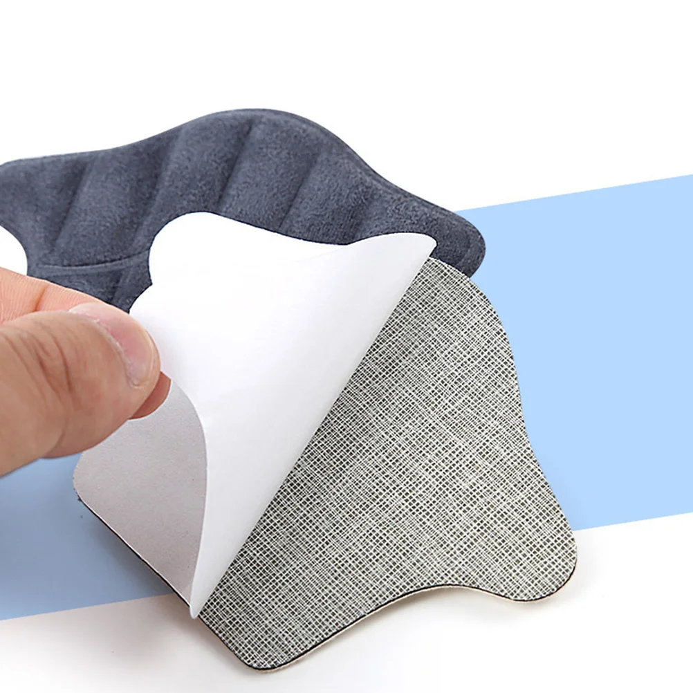 

3Pairs Self-Adhesive Shoe Heel Pads Protective Heel Cushions Lightweight Wear Resistant Cushions for Casual Shoes