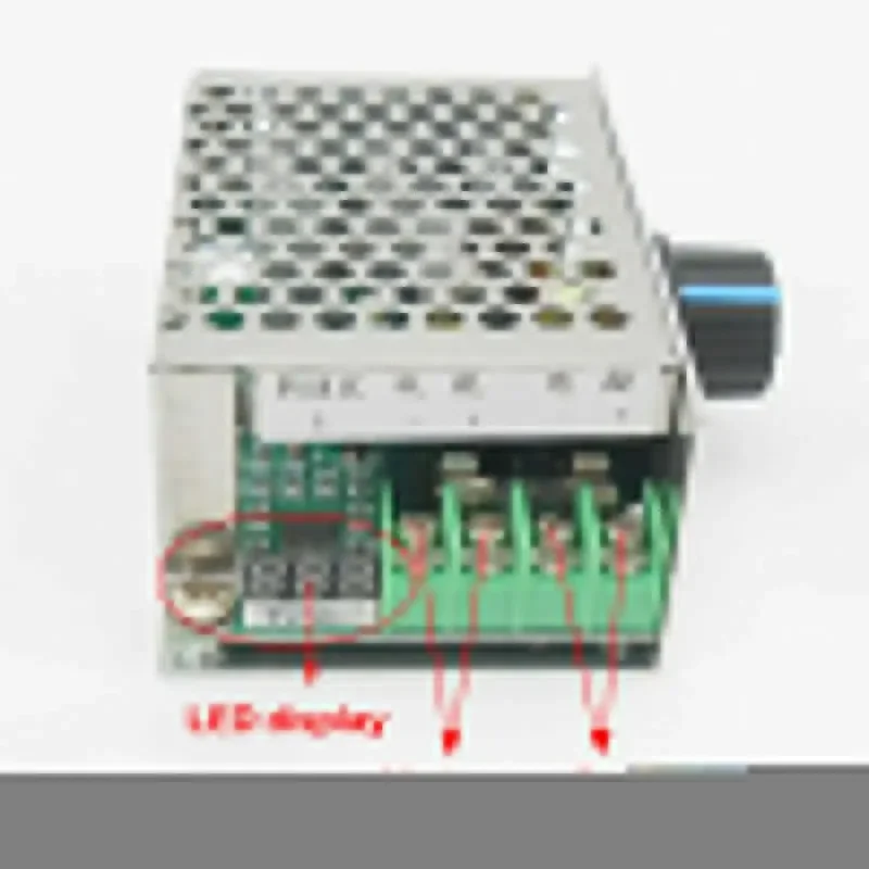 30A DC 6V-60V 12V 24V 48V PWM Motor Speed Controller LED Digital Display 0~100% adjustable Voltage Regulator Switch Control
