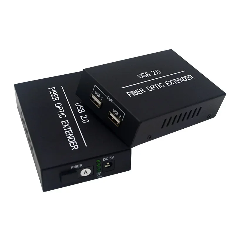 USB2.0 Fiber Optical Converter over SM Fiber up to 20KM USB to Fiber Extender