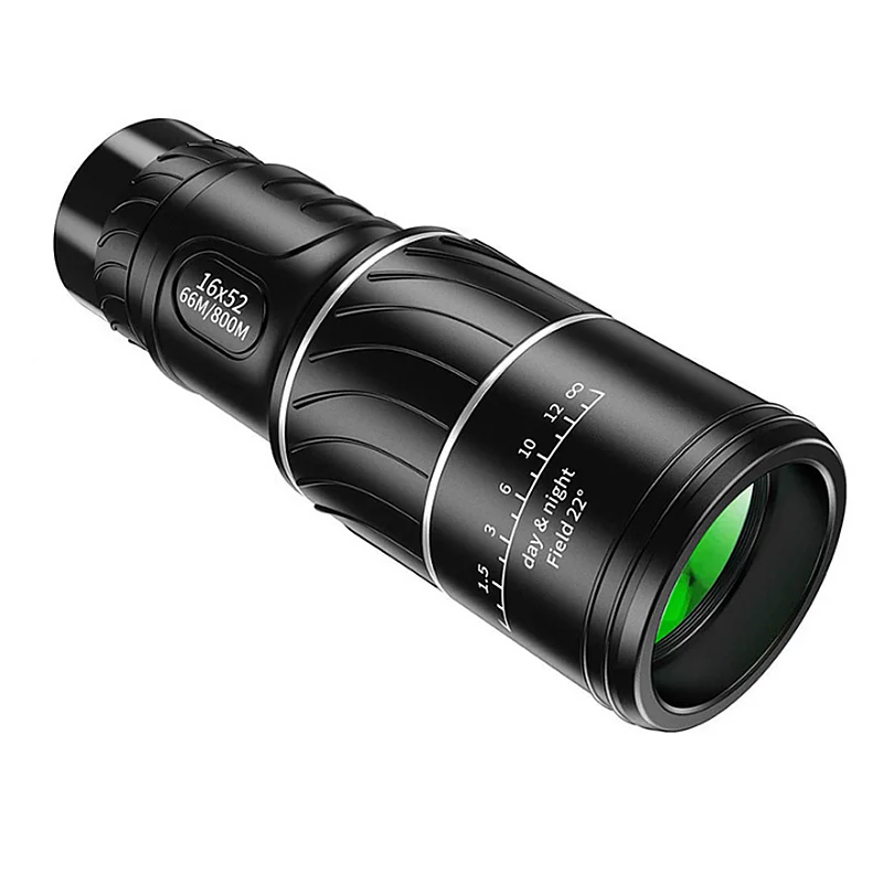

Мощный телескоп 16X52 HD с оптикой 8000 м, BAK4, ночное видение, портативный, высокой мощности, для охоты и наблюдения за птицами