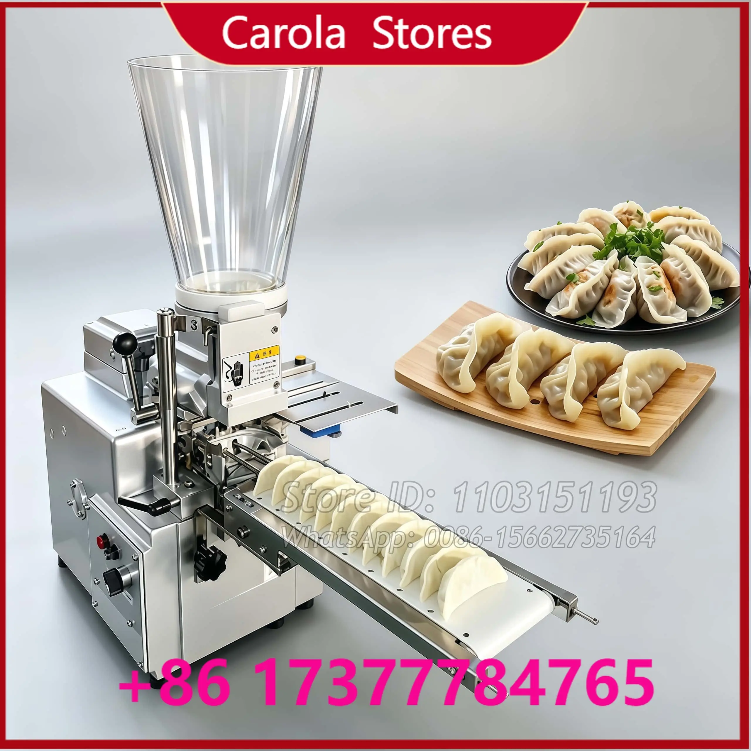 Commercial Restaurant Japanese Gyoza Machine Dumpling Jiaozi Gyoza Forming Machine Chinese Gyoza Filling Making Machine