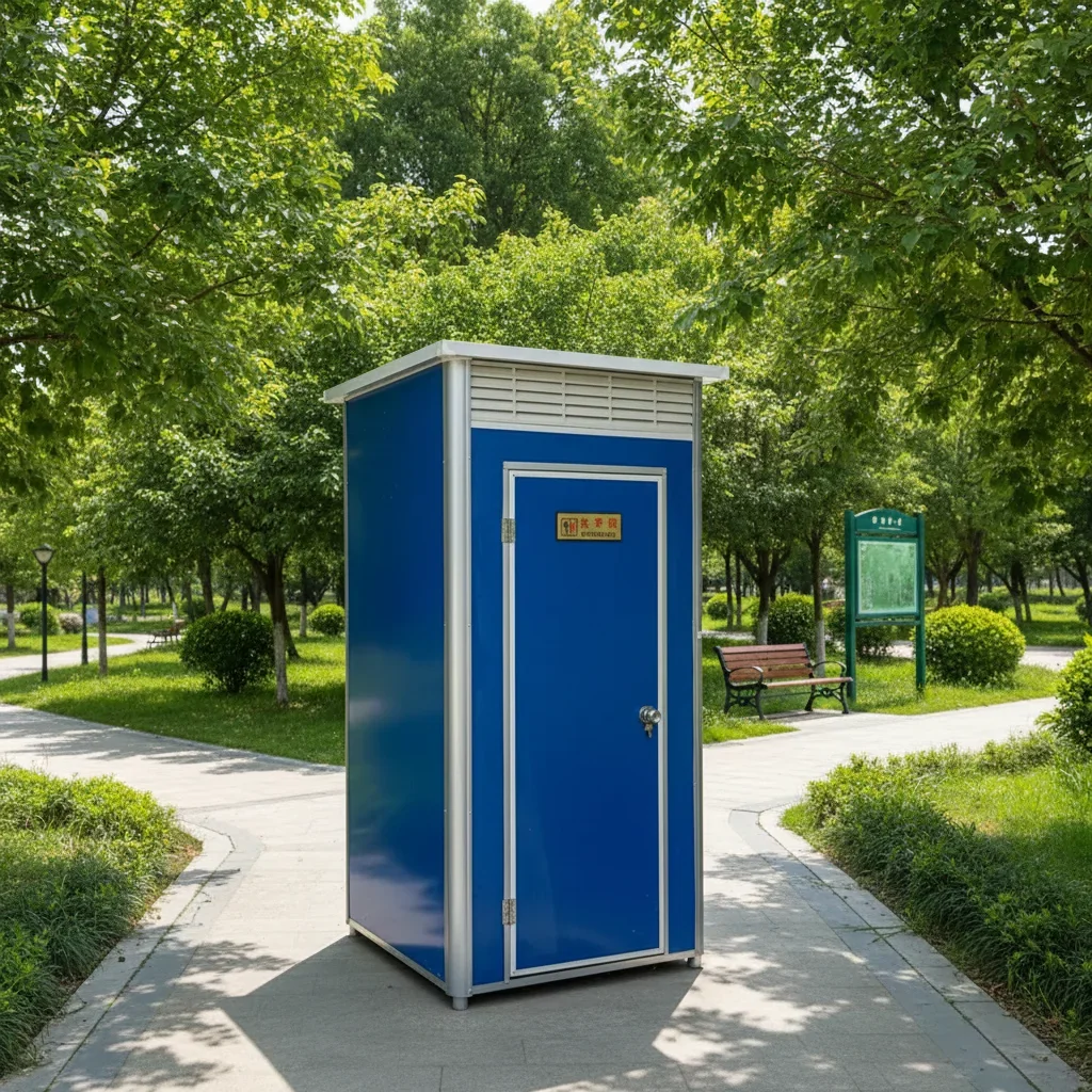 Picture 3: 2026 Sandwich Panel Modern Portable Cabin Toilet Pod Prefab Outdoor Public Bathroom Mobile Toiletpromote sales