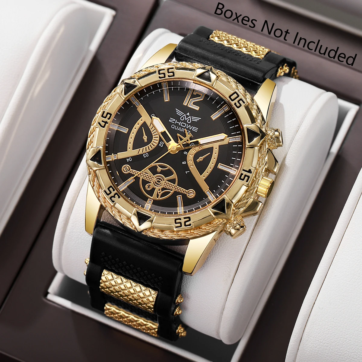 Fashion Silicone Strap Men Sports Watches Analog Quartz Wristwatches Reloj Hombre Clock Gift (Without Box)