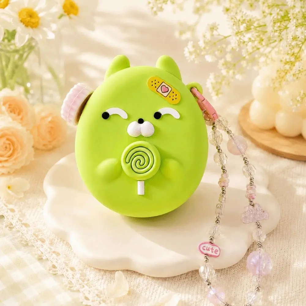 Silicone Protective Cover with Panel Paper Pendant Matte Texture Decorative Cover with Knob Cover for Tamagotchi Paradise
