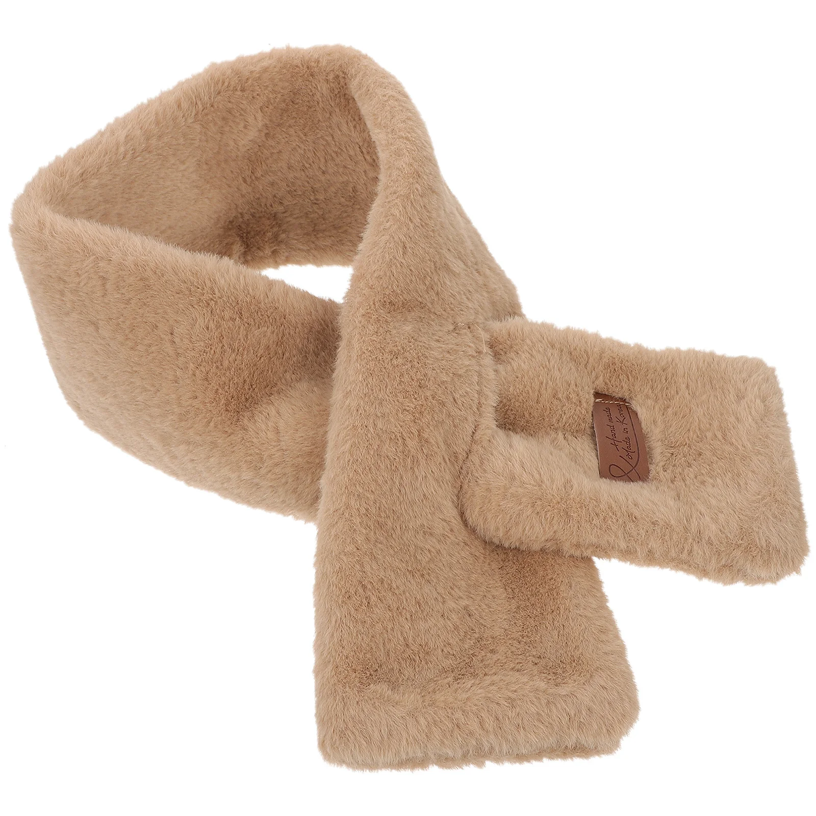 

1Pcs Warm Neck Wrap for Women Fashionable Cross Scarf Thickened Soft Winter Collar Wrap Ideal for Outdoor Indoor Use Bright